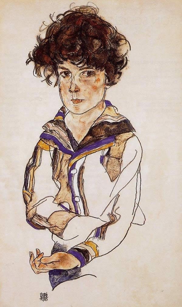 Egon Schiele Portrait of a Boy